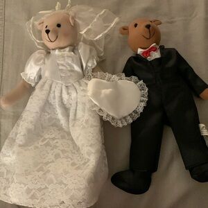 Bride and Groom Bear Collectible